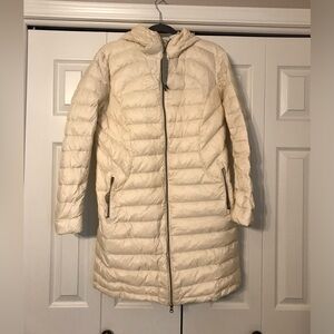 Lululemon Pack it down jacket Sz 12 Ivory